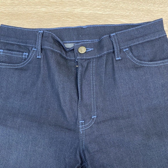 Blue Delta Jeans Women’s 29x30 Blue Stretch Handmade Custom RAW Denim USA $450 - Picture 2 of 10